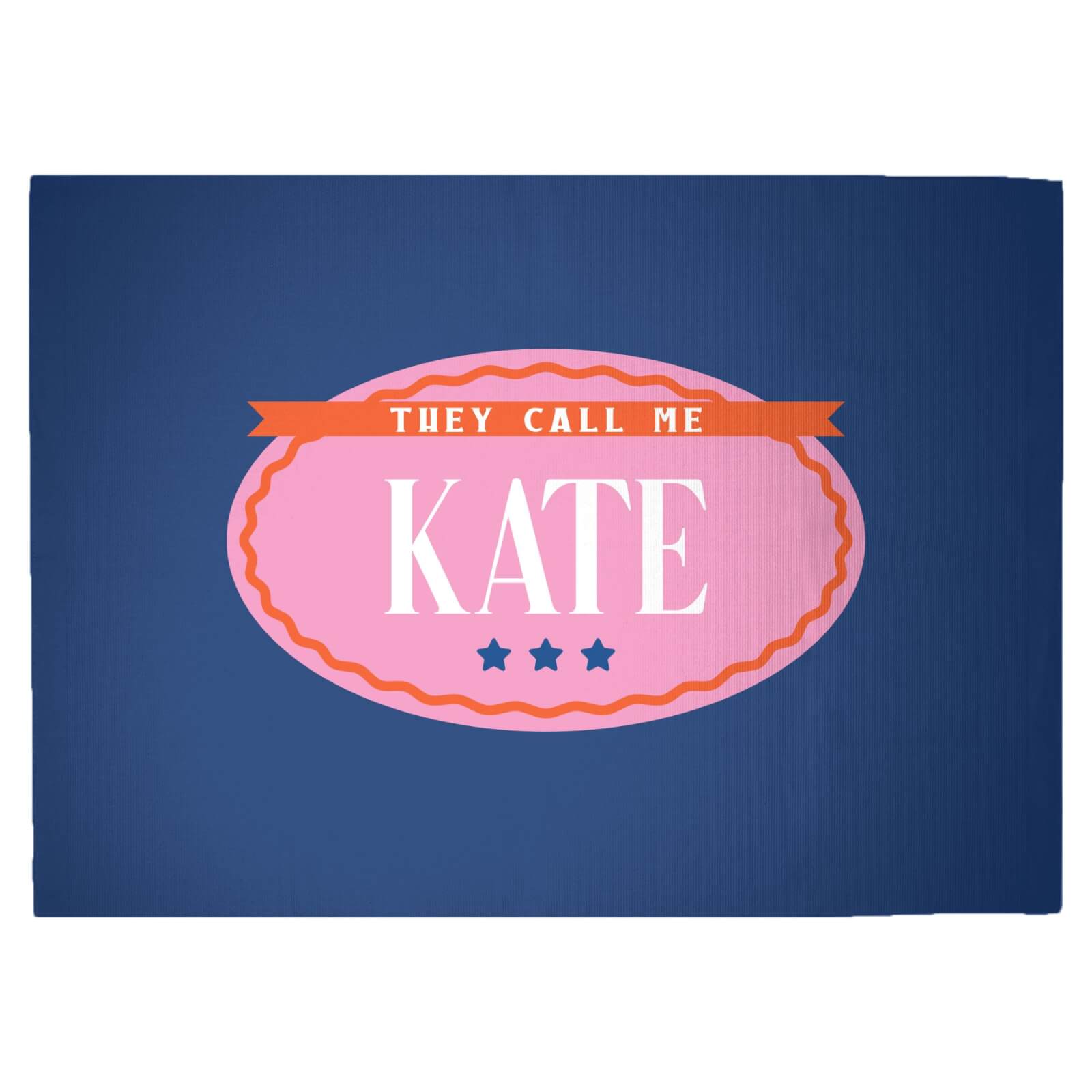 They Call Me Kate Woven Rug - Large