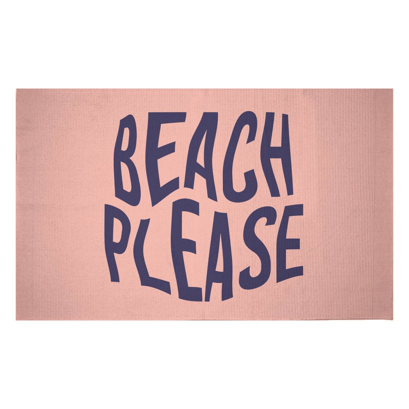 Beach Please Woven Rug - Small