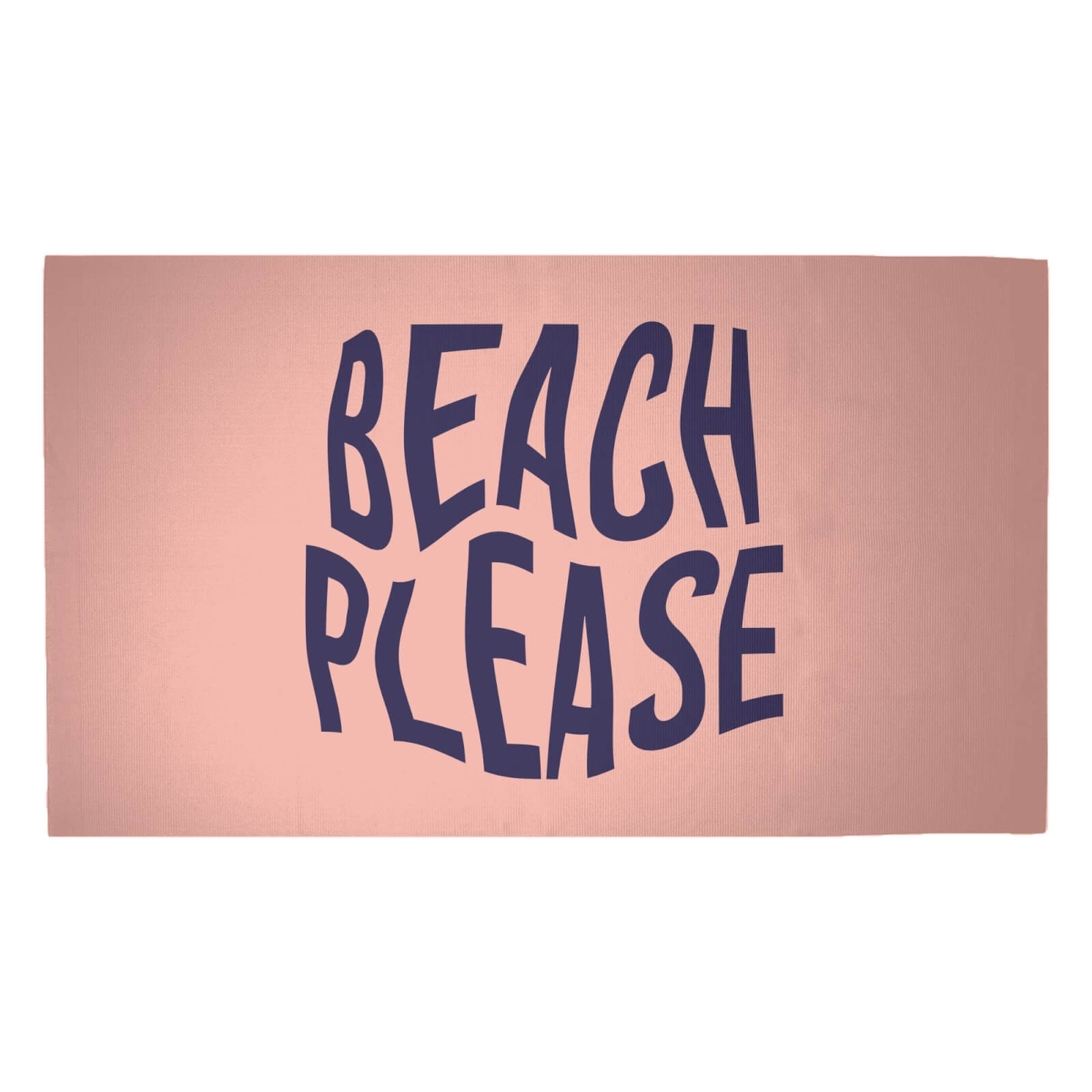 Beach Please Woven Rug - Medium