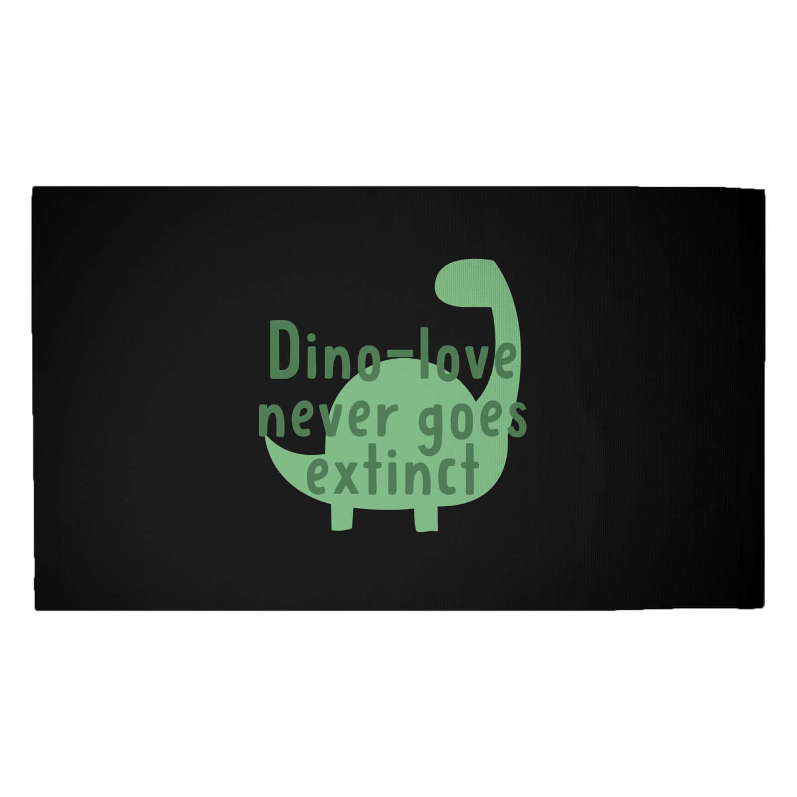 Dino-love Never Goes Extinct Woven Rug - Medium