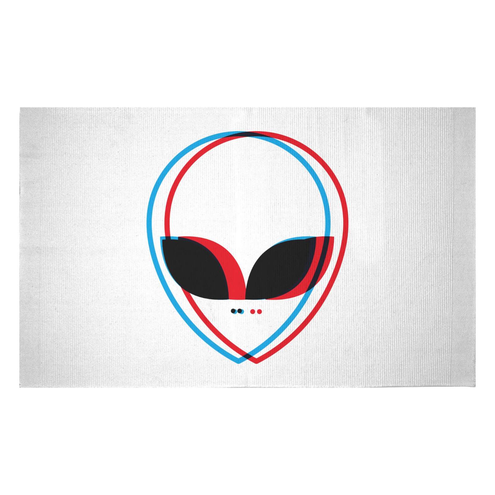 Trippy Alien Woven Rug - Small