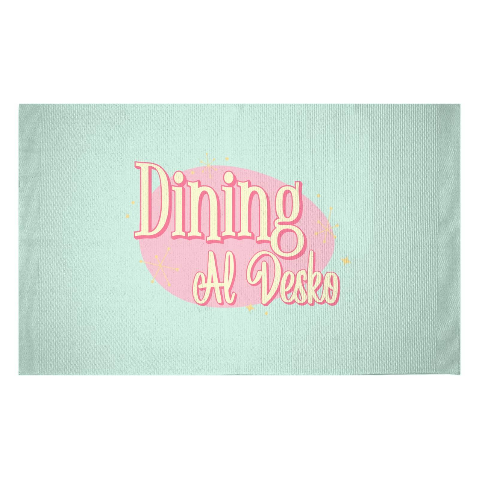 Dining Al Desko Diner Woven Rug - Small