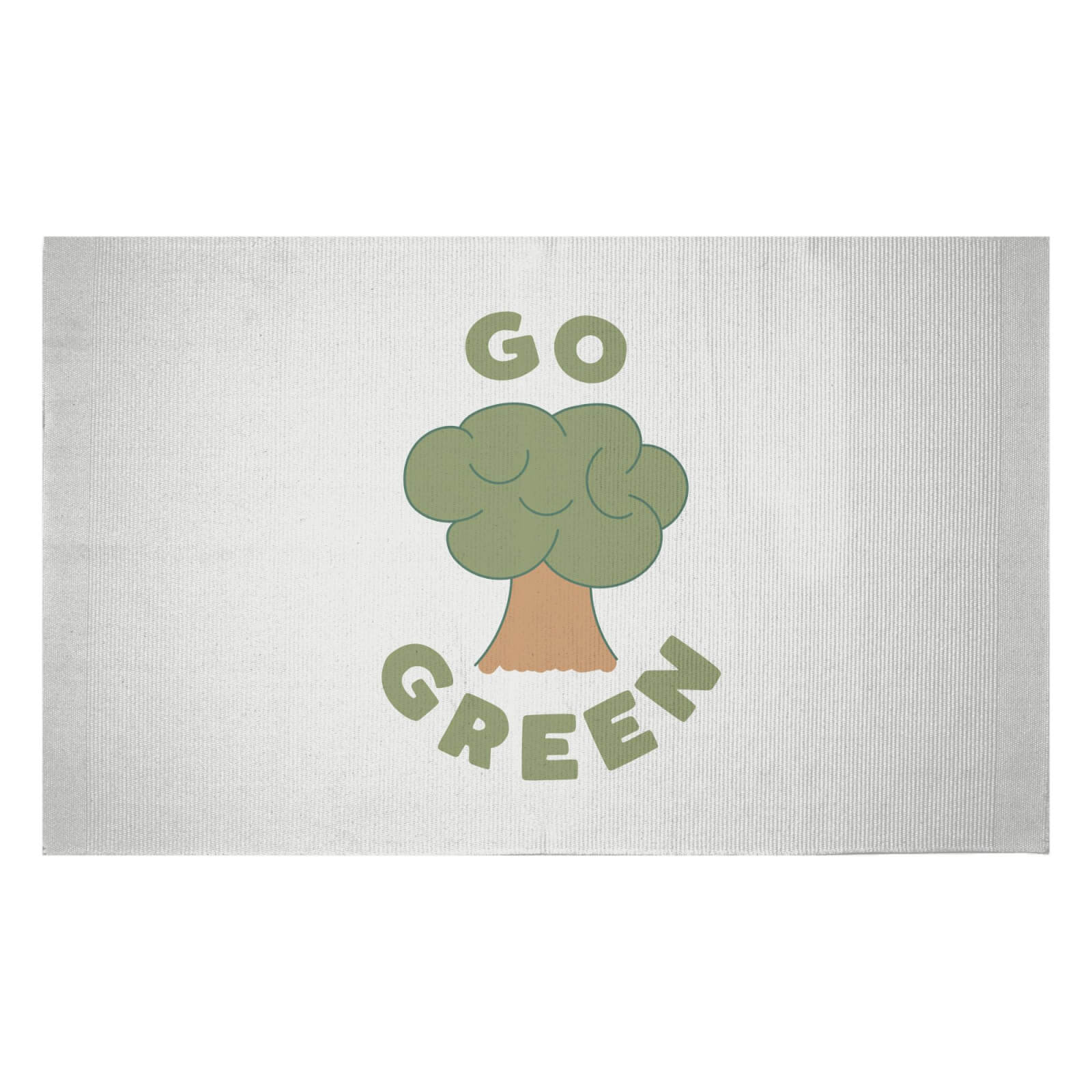 Go Green Woven Rug - Small