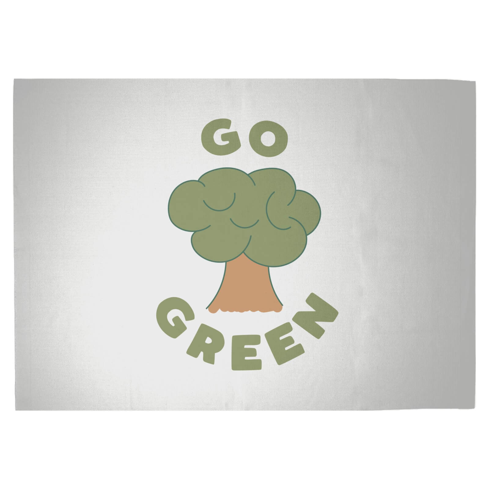 Go Green Woven Rug - Large