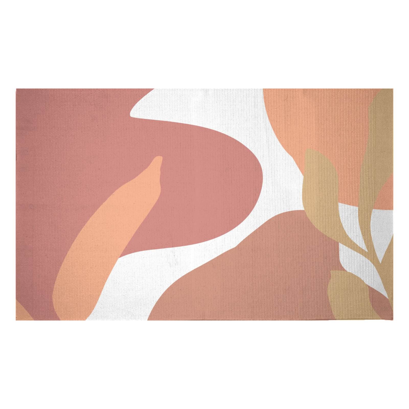 Abstract Scenes Woven Rug - Small