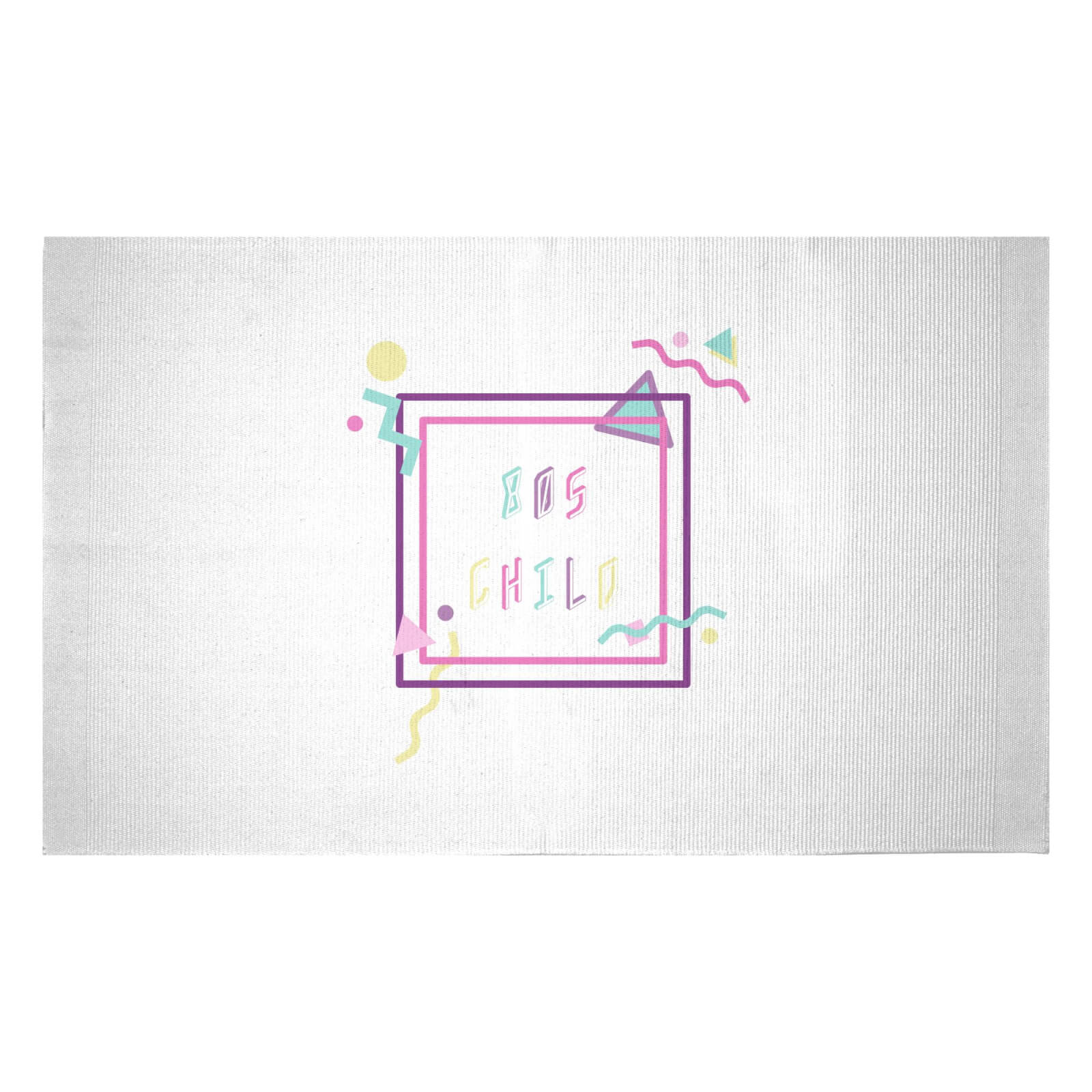 80s Child Woven Rug - Small