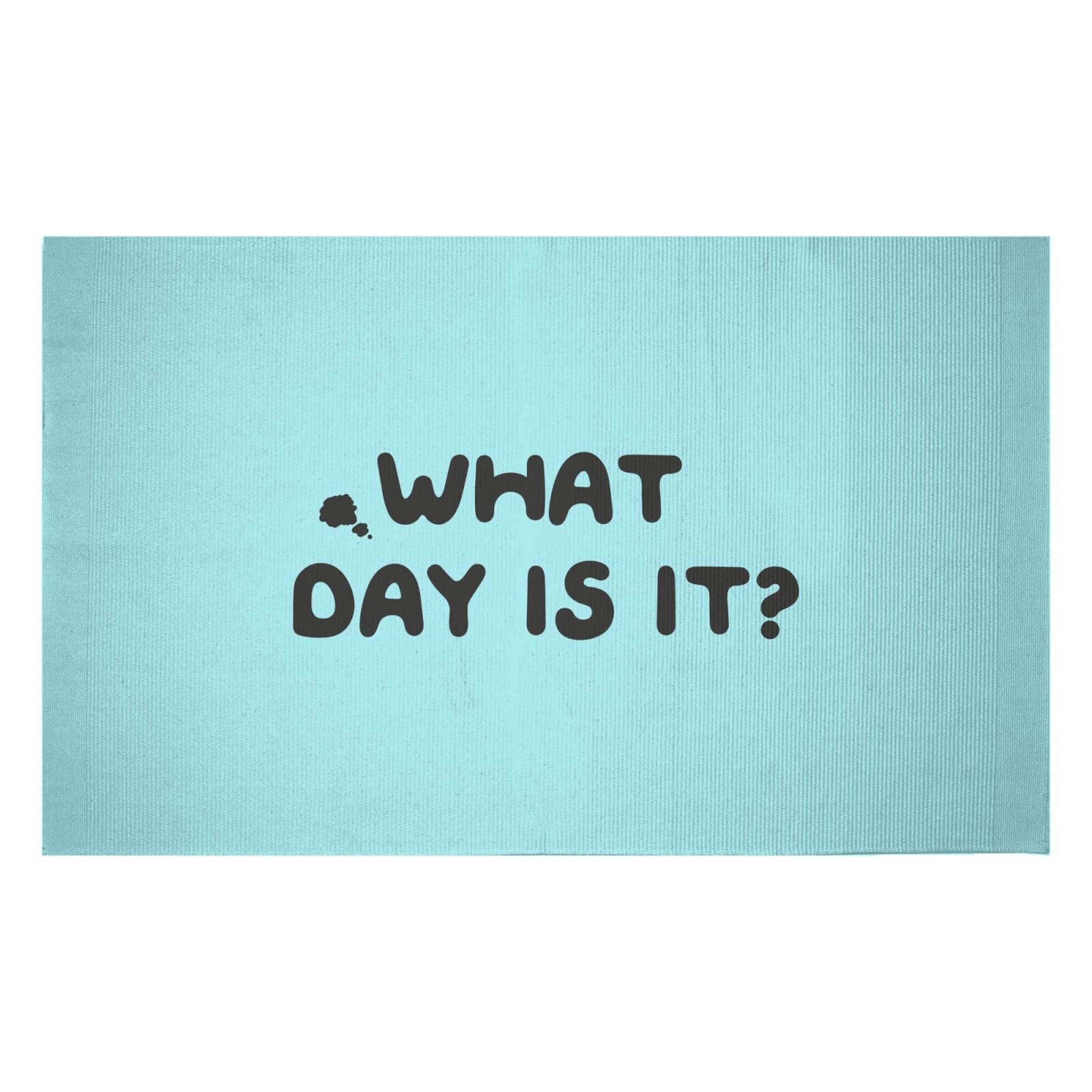 What Day Is It? Woven Rug - Small
