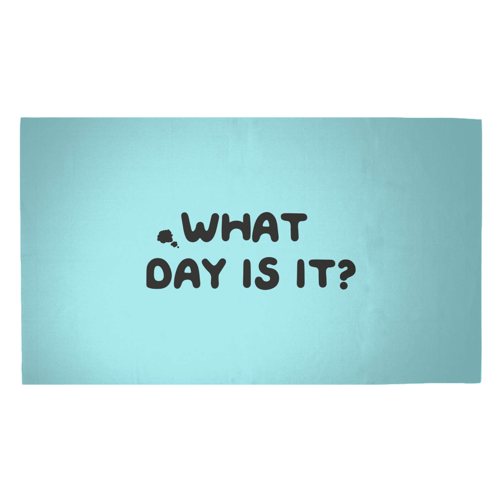 What Day Is It? Woven Rug - Medium
