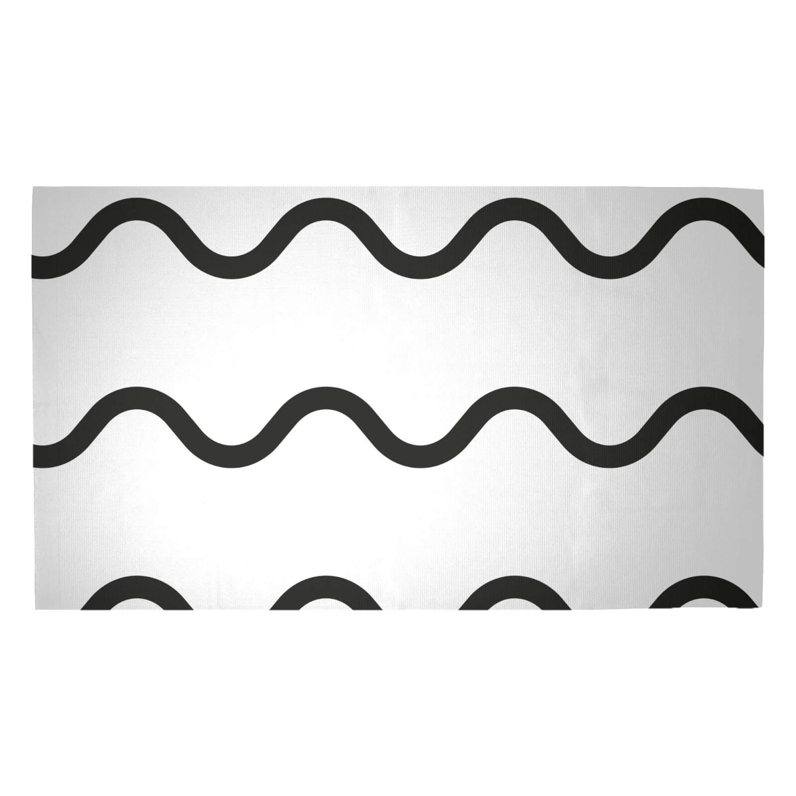 Light Waves Woven Rug - Medium
