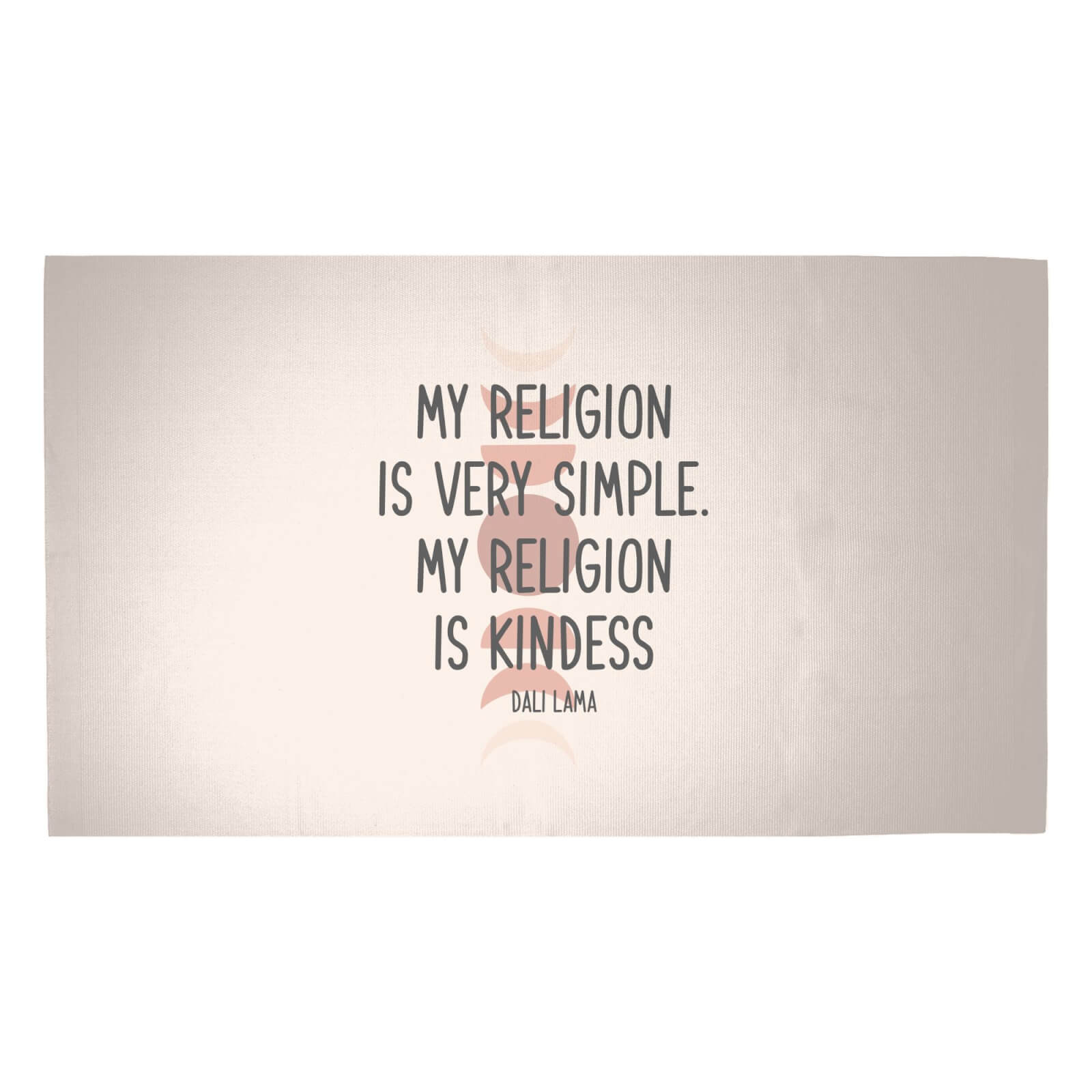 My Religion Is Very Simple Woven Rug - Medium