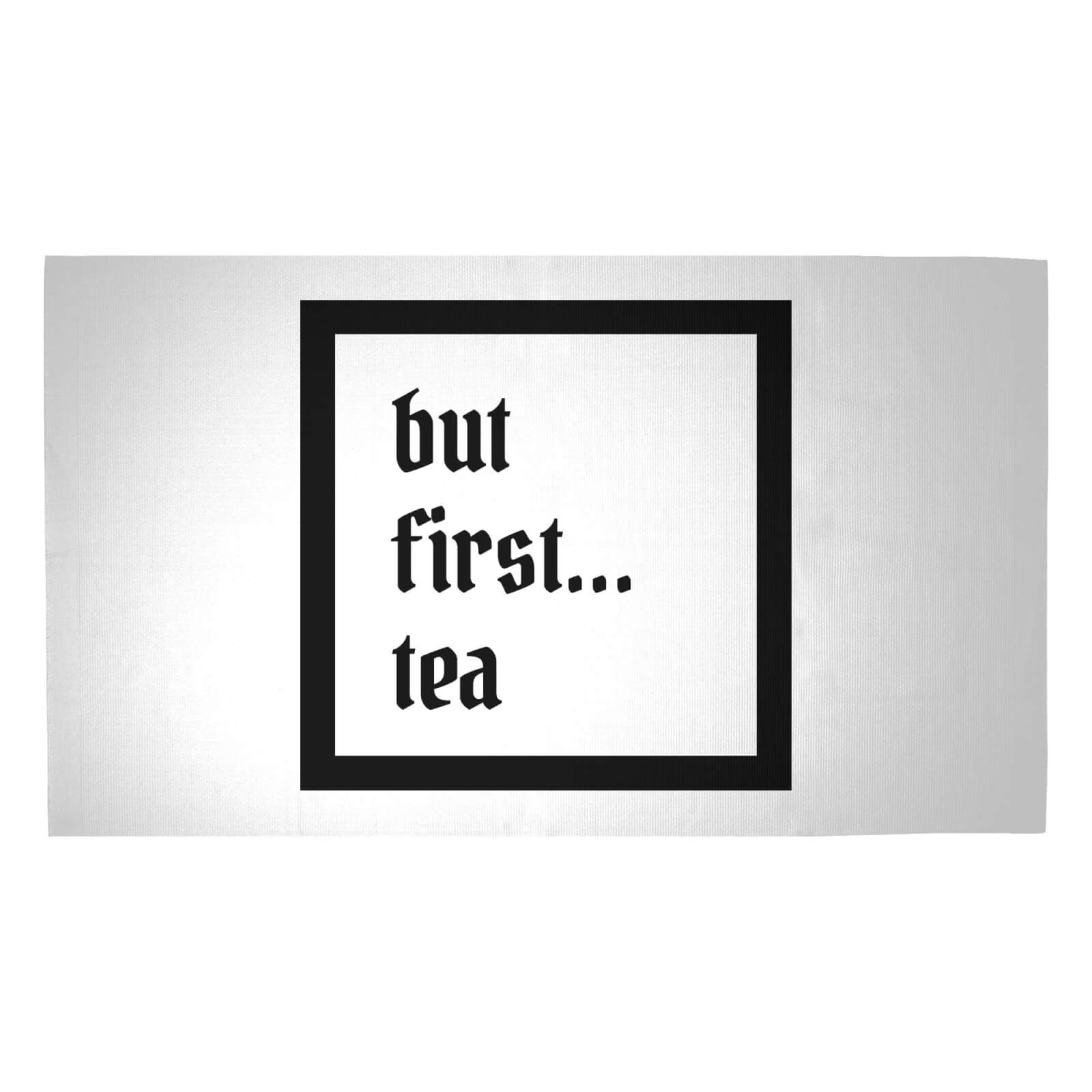 But First Tea Woven Rug - Medium