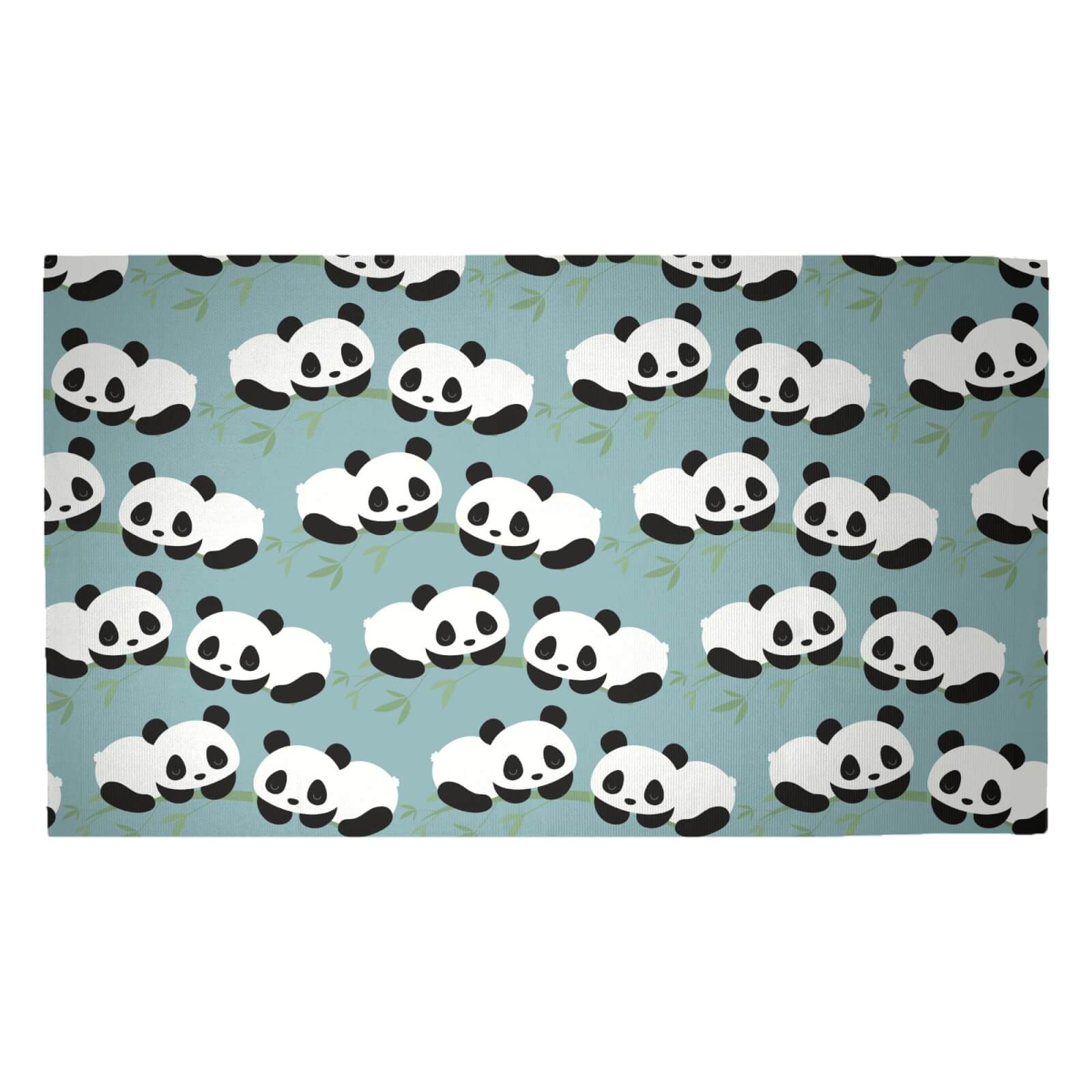 Sleepy Time Panda Woven Rug - Medium