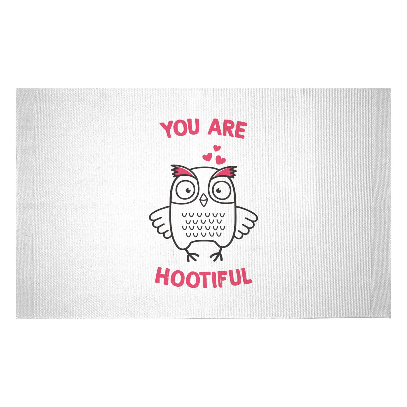 You Are Hootiful Woven Rug - Small