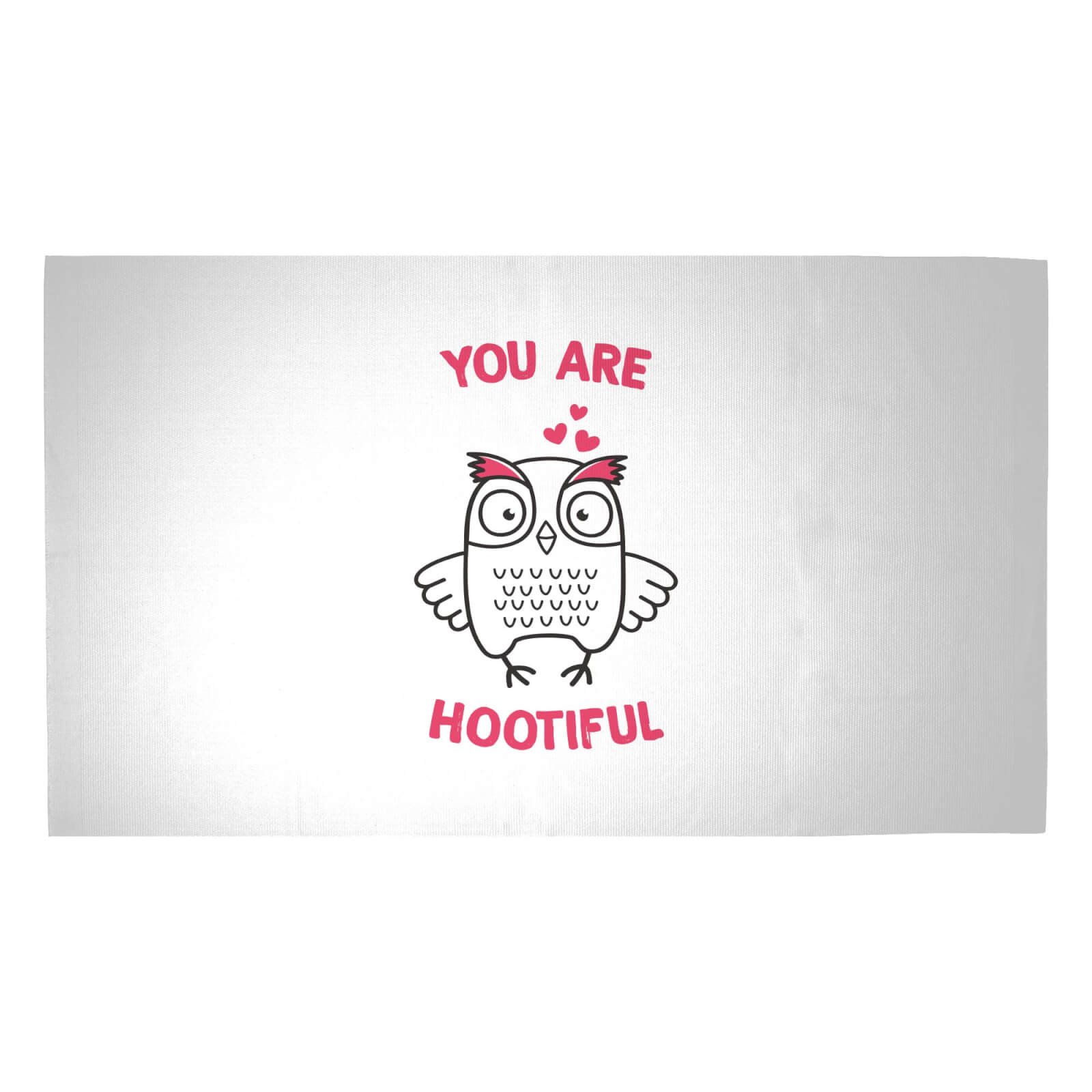 You Are Hootiful Woven Rug - Medium