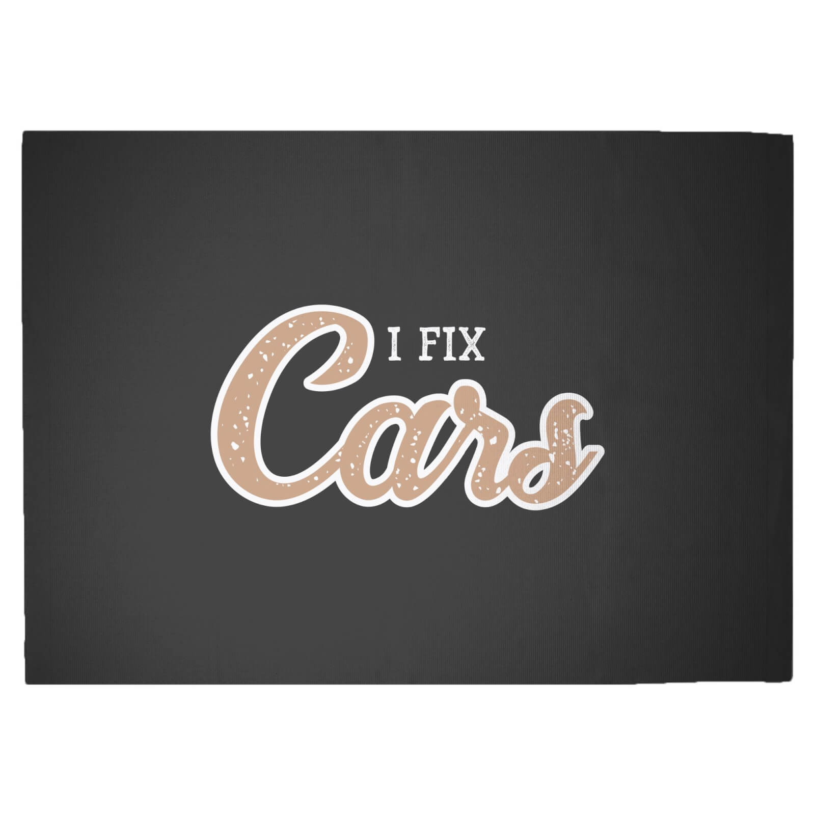 I Fix Cars Woven Rug - Large