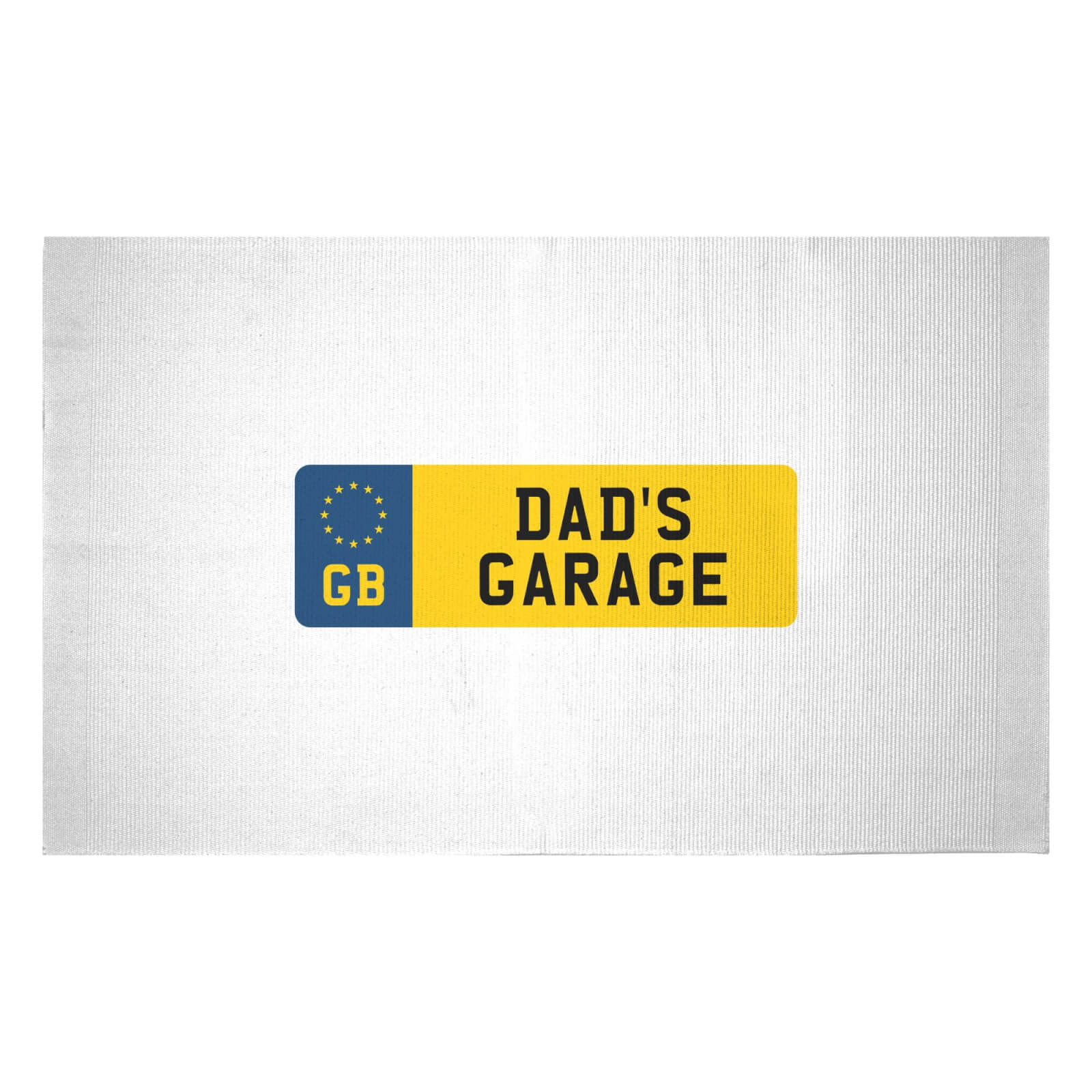 Dad's Garage Woven Rug - Small