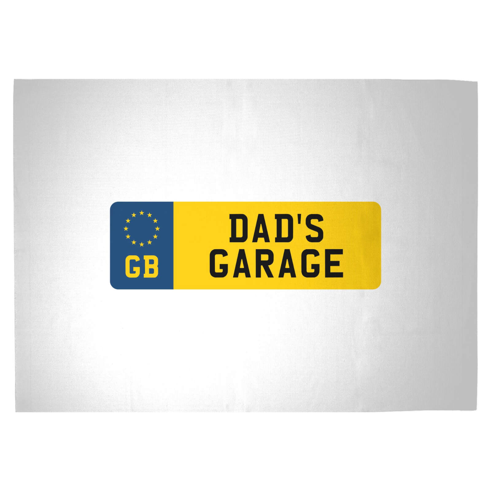 Dad's Garage Woven Rug - Large
