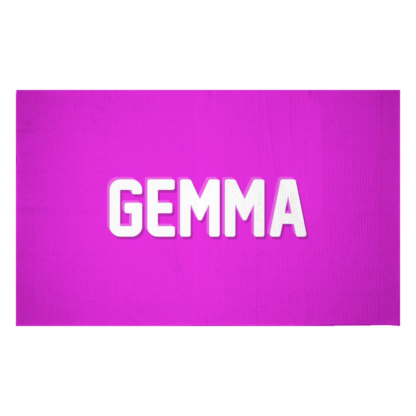 Embossed Gemma Woven Rug - Small
