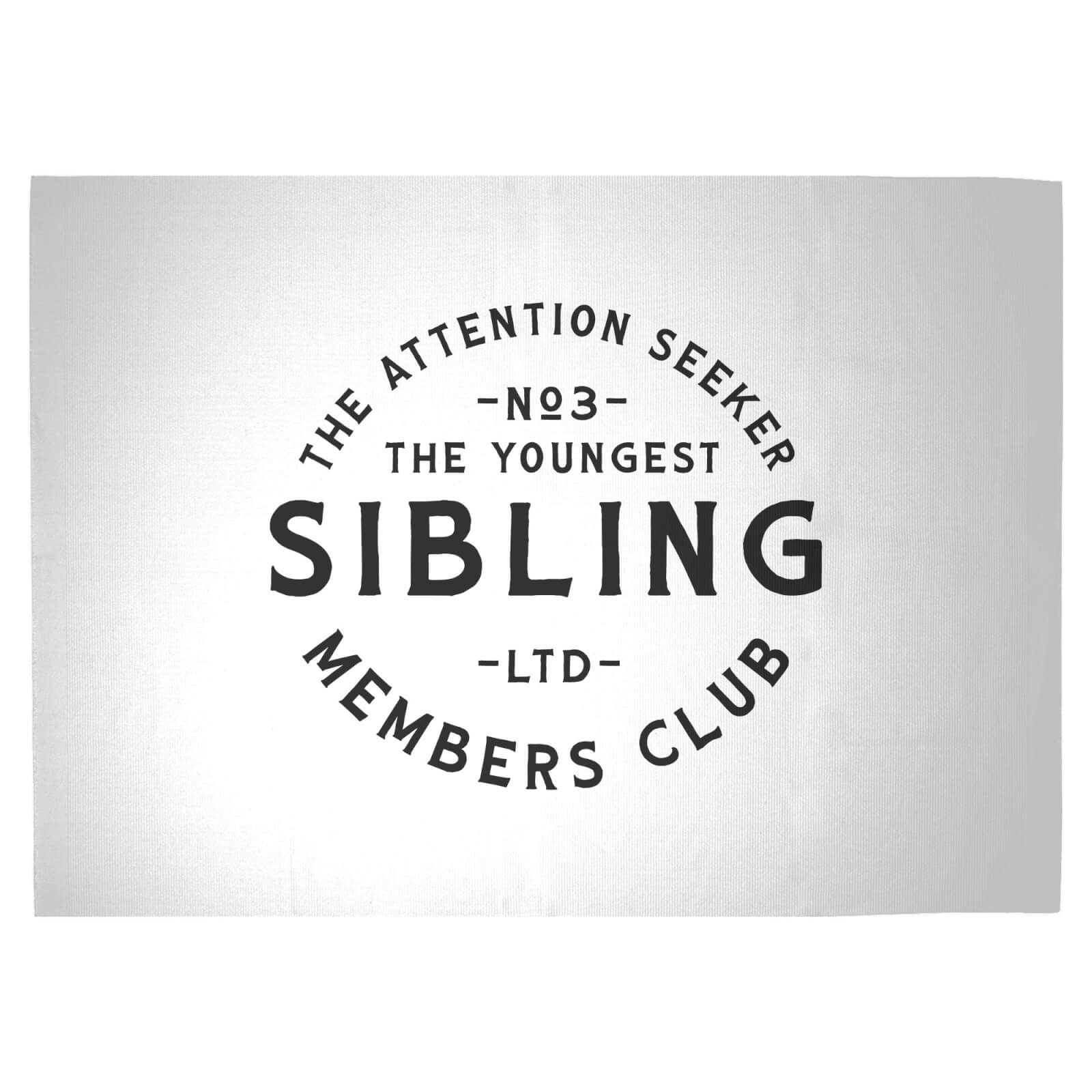 The Youngest Sibling The Attention Seeker Woven Rug - Large