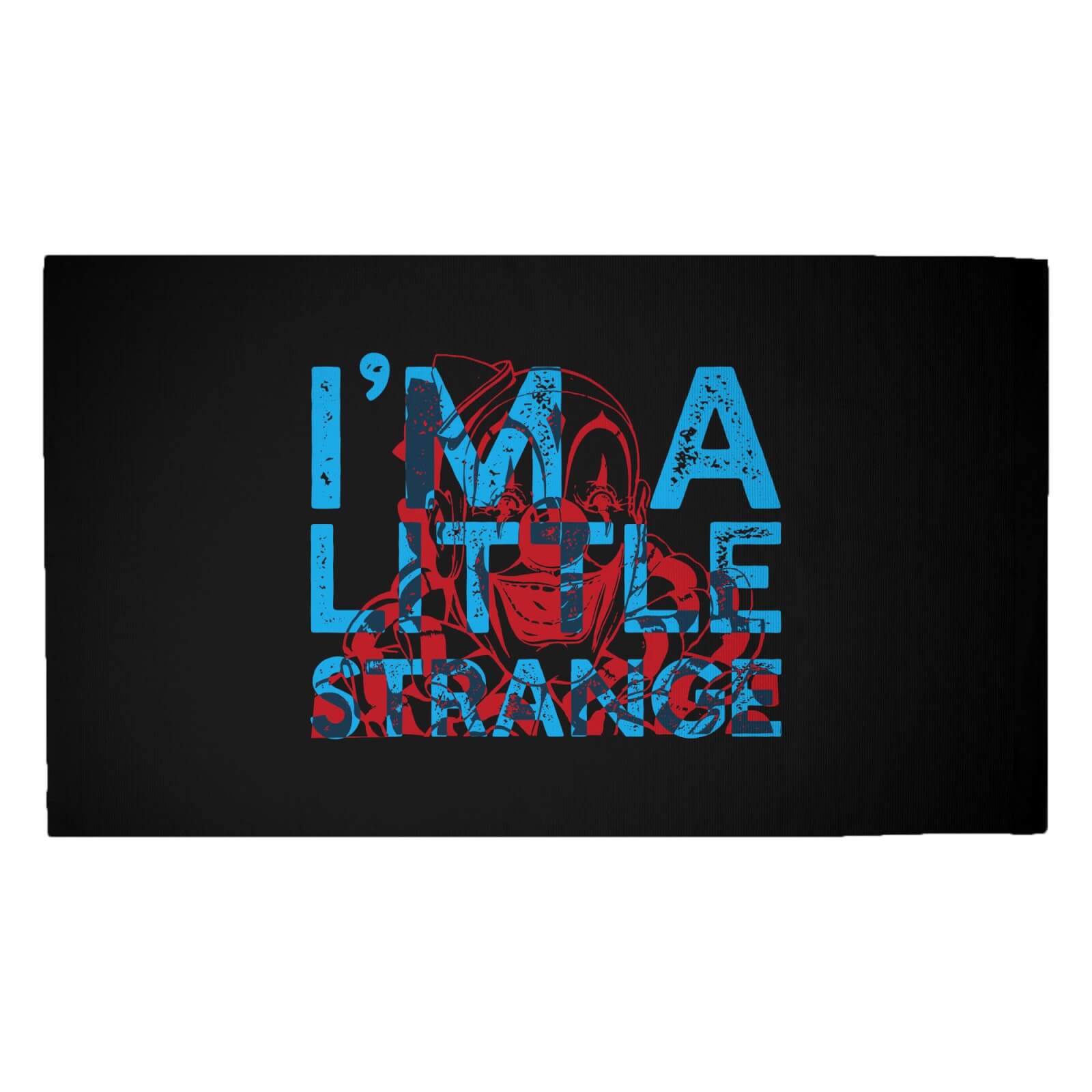 I'm A Little Strange Woven Rug - Medium