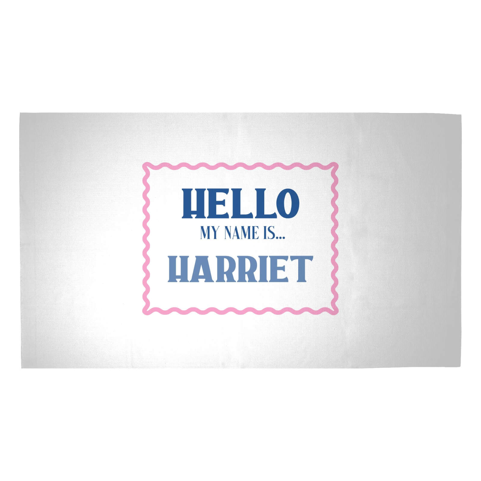 Hello My Name Is Harriet Woven Rug - Medium