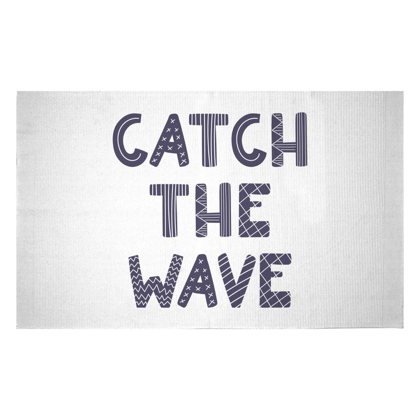 Catch The Wave Woven Rug - Small