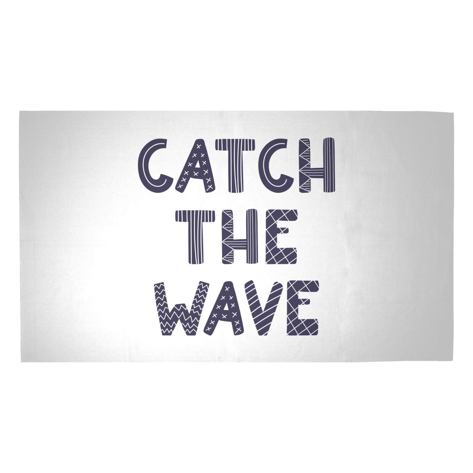 Catch The Wave Woven Rug - Medium