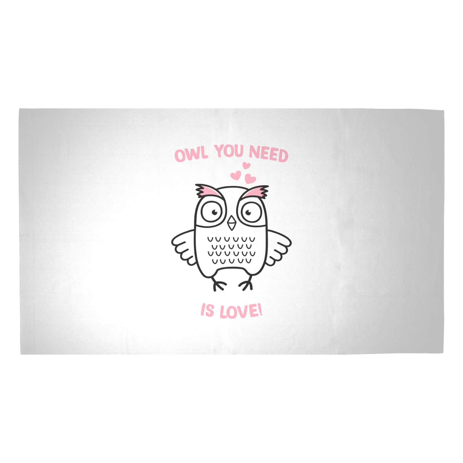 Owl You Need Is Love Woven Rug - Medium