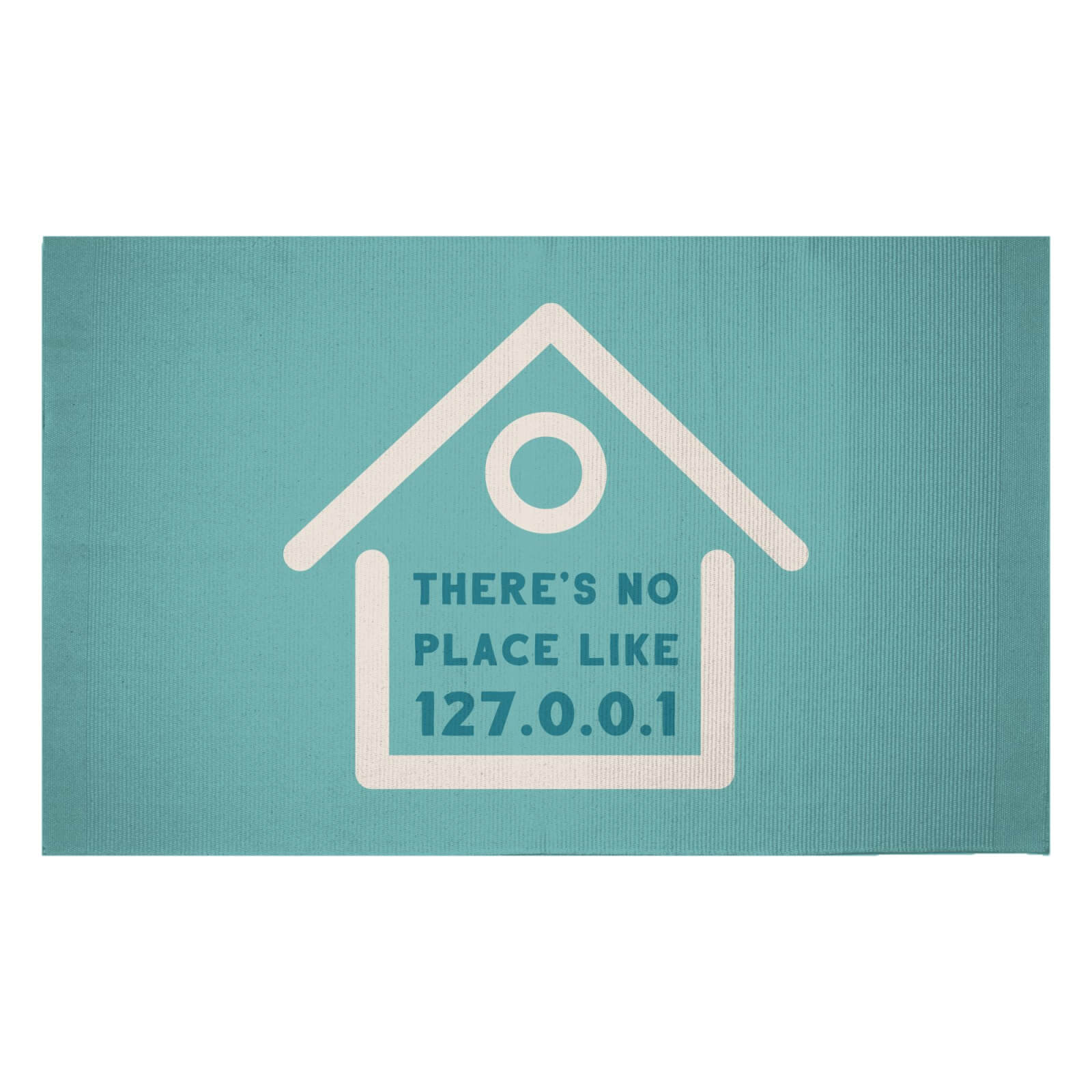 There's No Place Like Home Woven Rug - Small