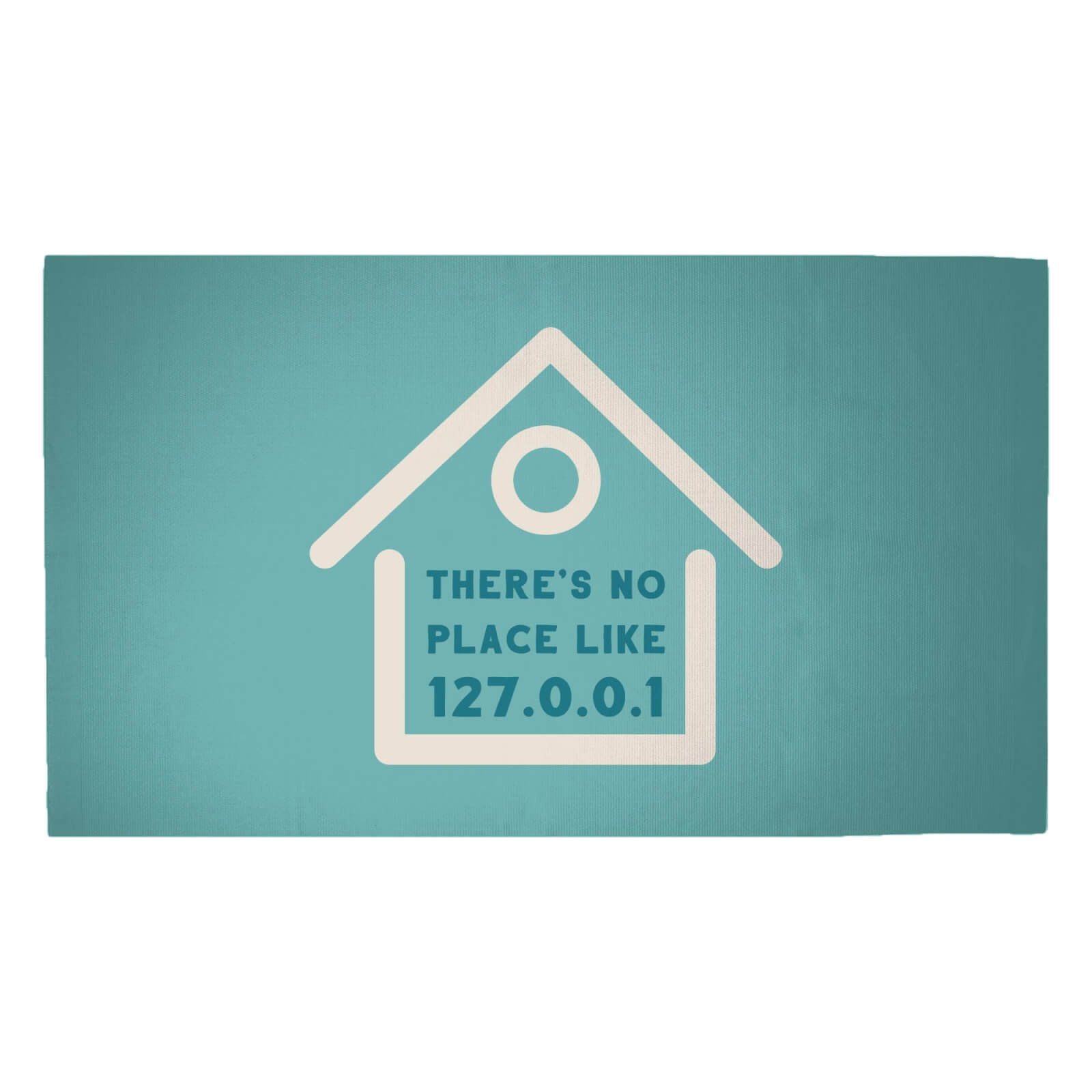 There's No Place Like Home Woven Rug - Medium