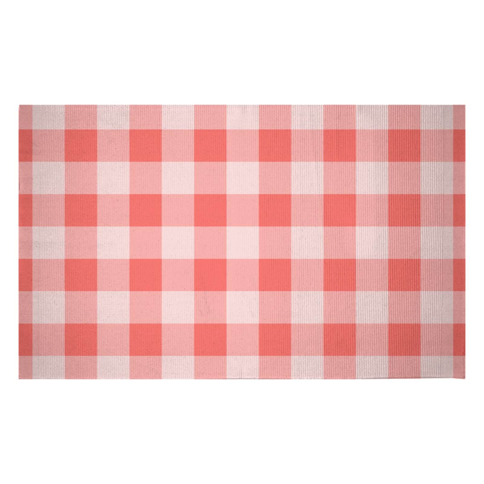 Decorsome Baking Blanket Red Woven Rug - Small