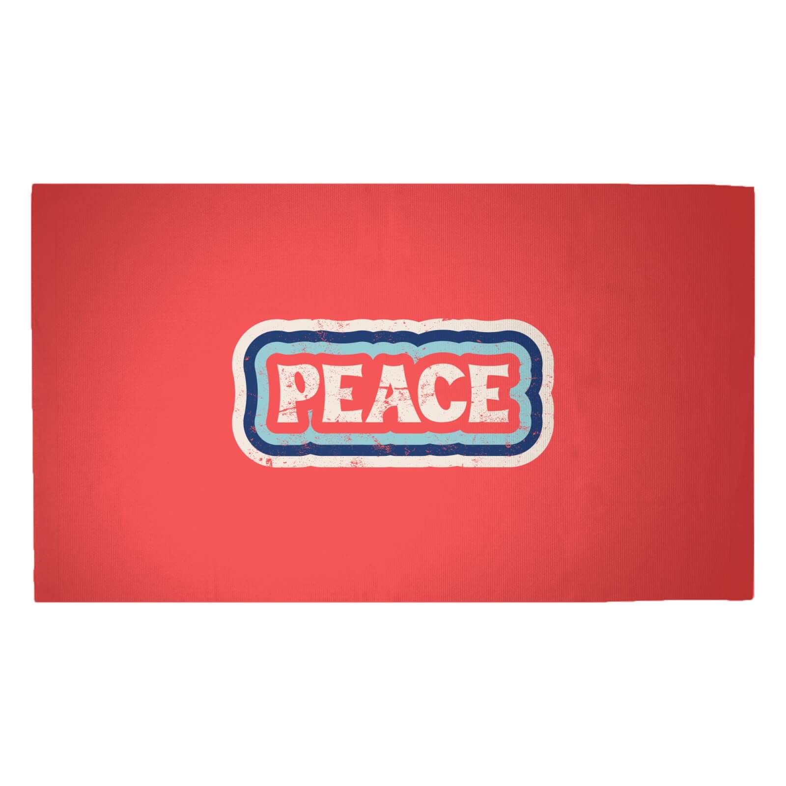 Peace Woven Rug - Medium