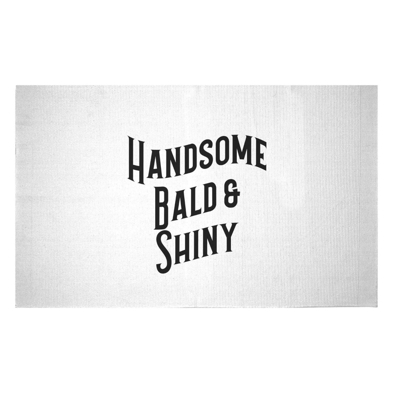 Handsome, Bald And Shiny Woven Rug - Small