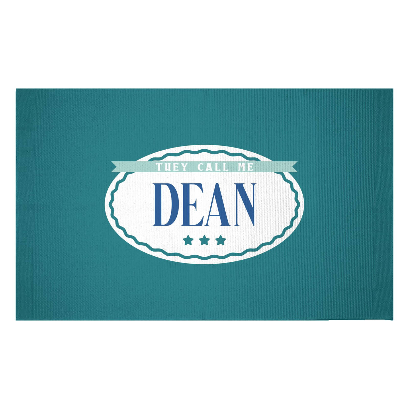 They Call Me Dean Woven Rug - Small