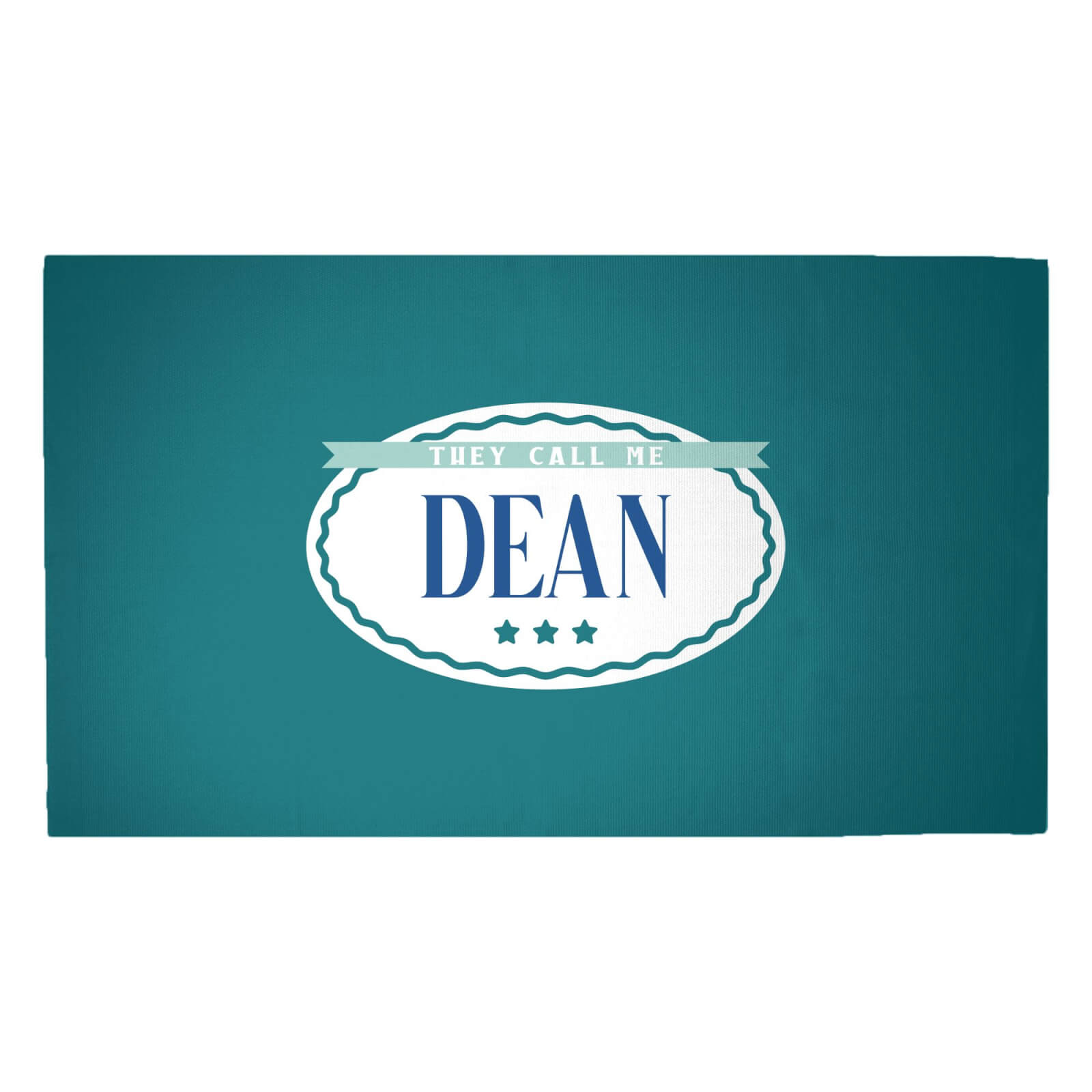 They Call Me Dean Woven Rug - Medium