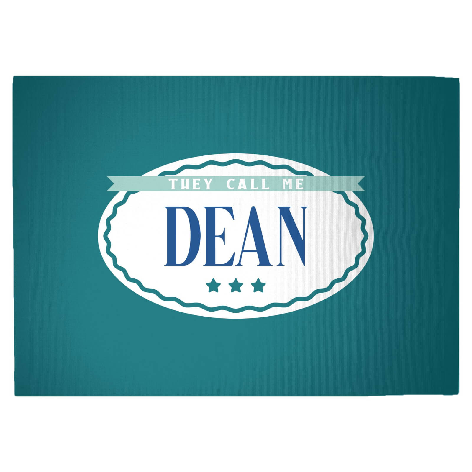 They Call Me Dean Woven Rug - Large