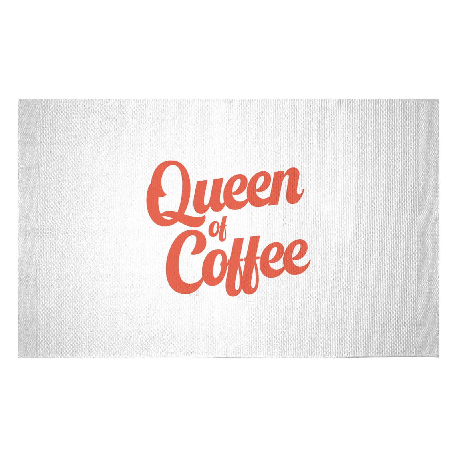 Queen Of Coffee Woven Rug - Small