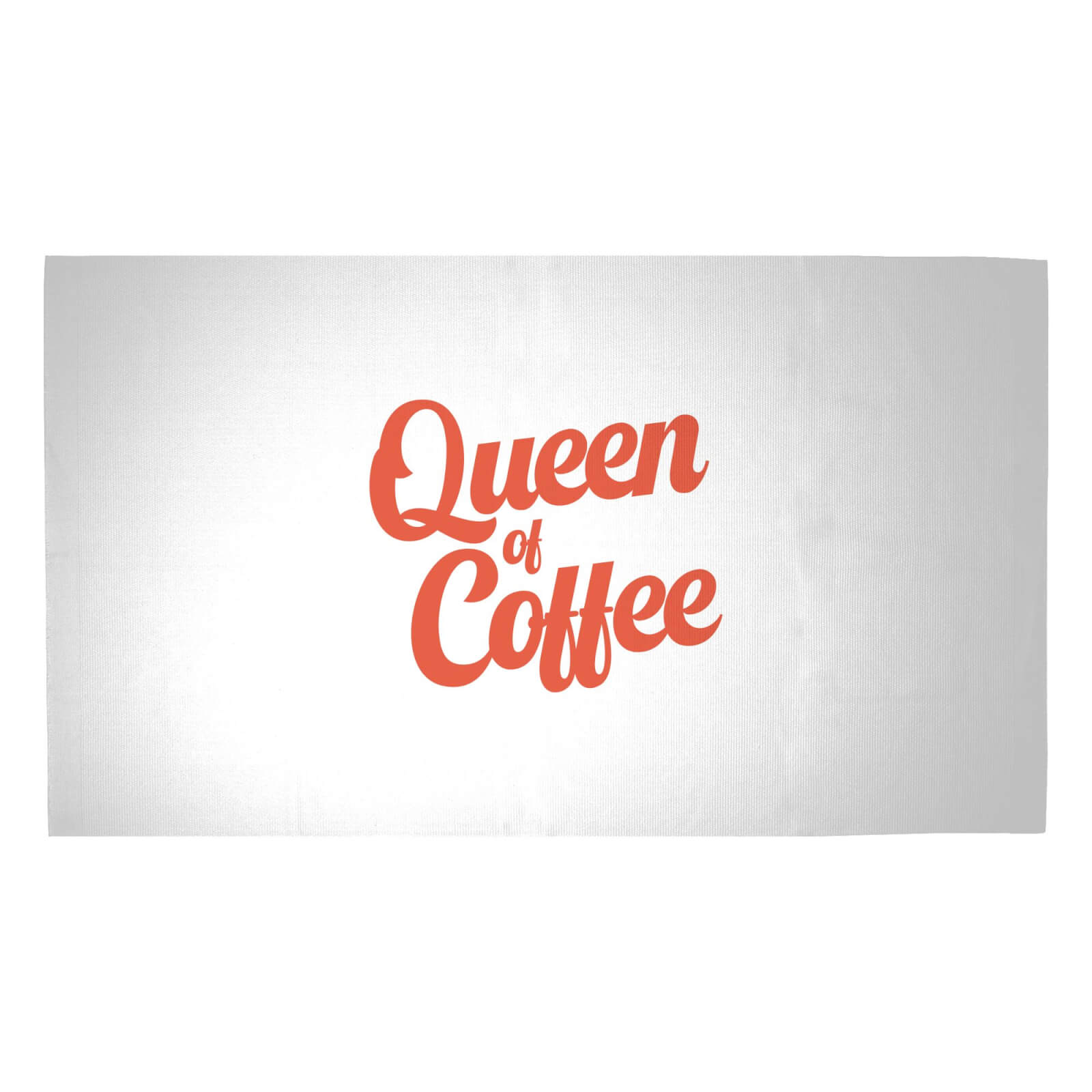 Queen Of Coffee Woven Rug - Medium