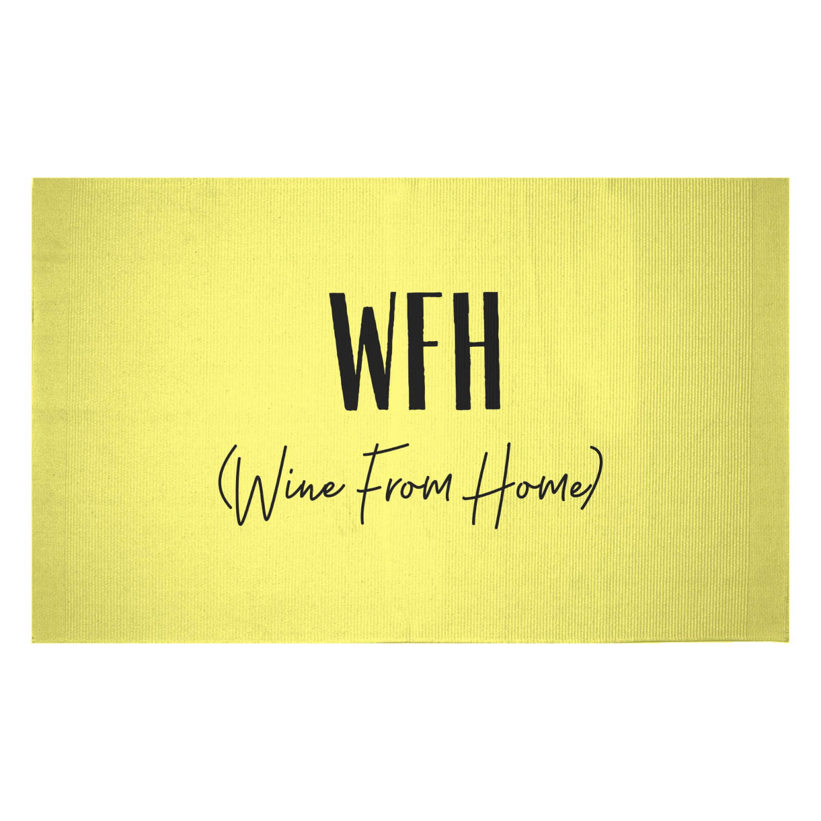 WFH - Wine From Home Woven Rug - Small
