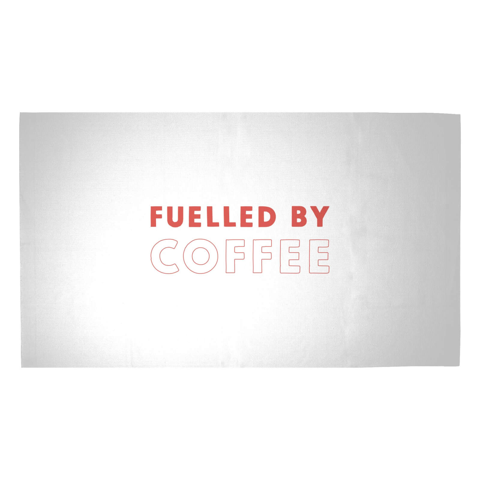 Fuelled By Coffee Woven Rug - Medium