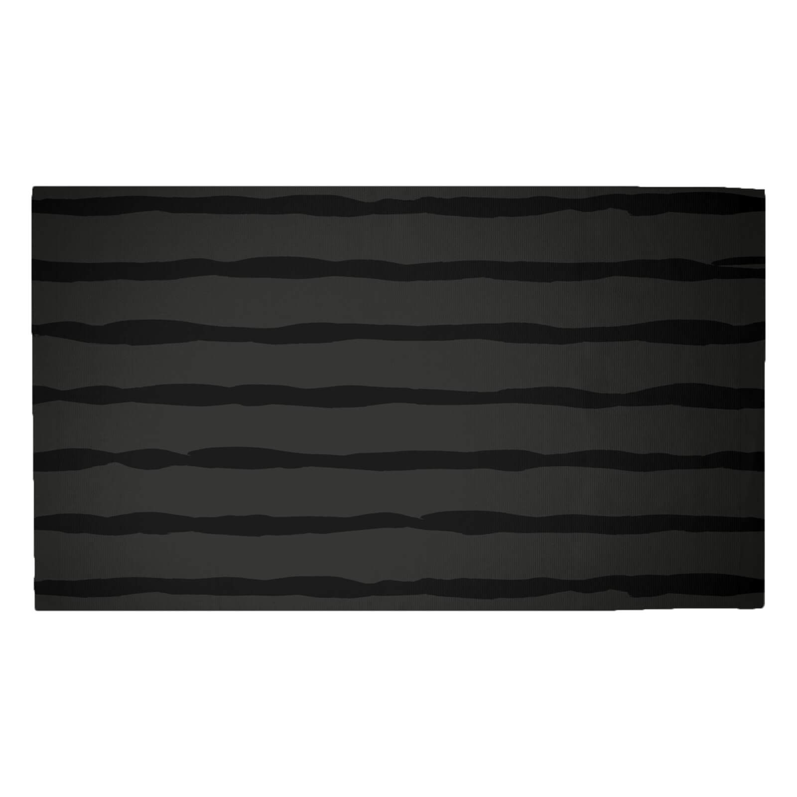 Inky Stripes Woven Rug - Medium