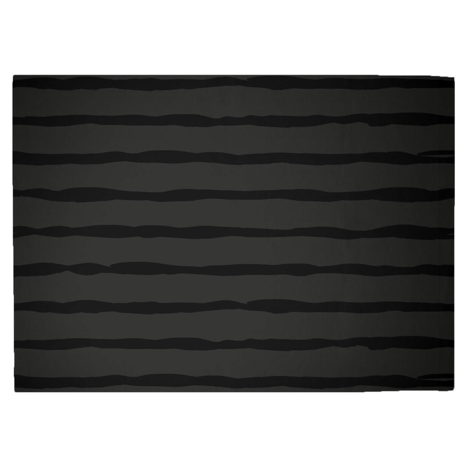 Inky Stripes Woven Rug - Large