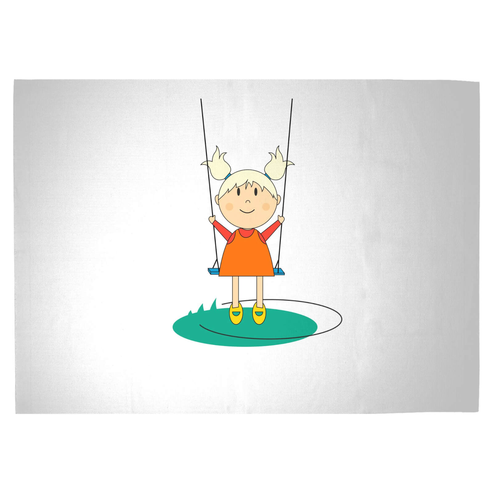 Swinging Kid Woven Rug - Large