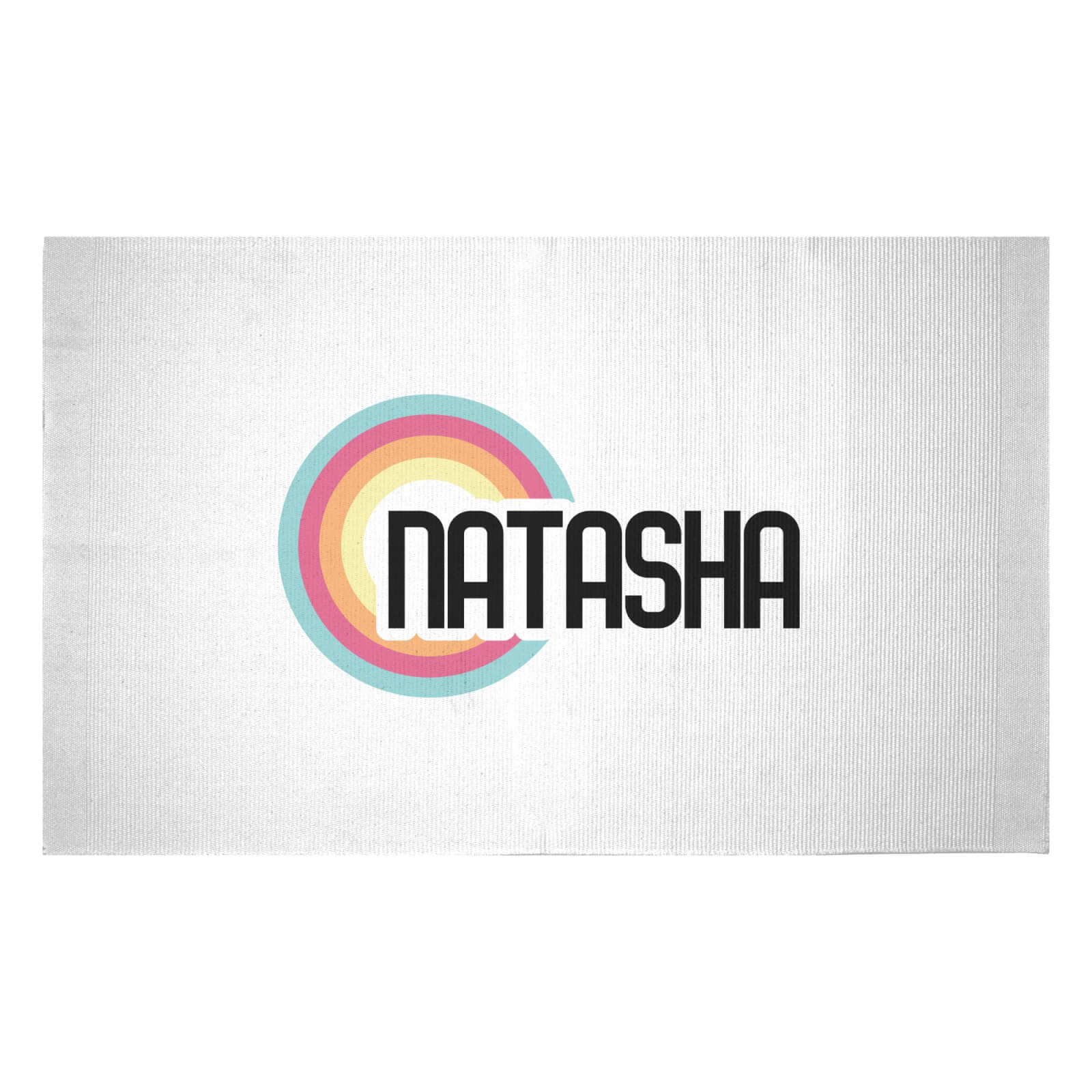 Natasha Rainbow Woven Rug - Small