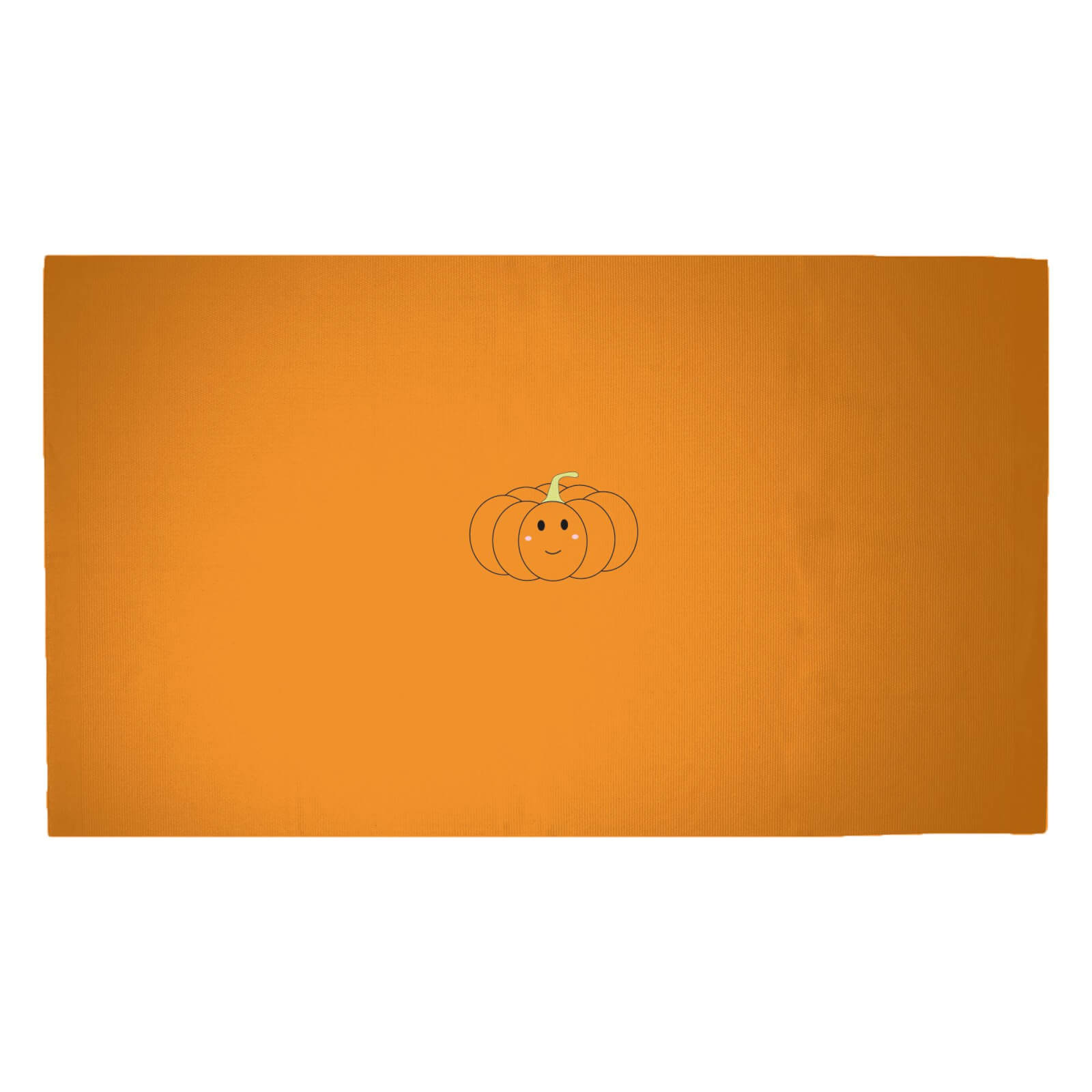 Cute Pumpkin Woven Rug - Medium