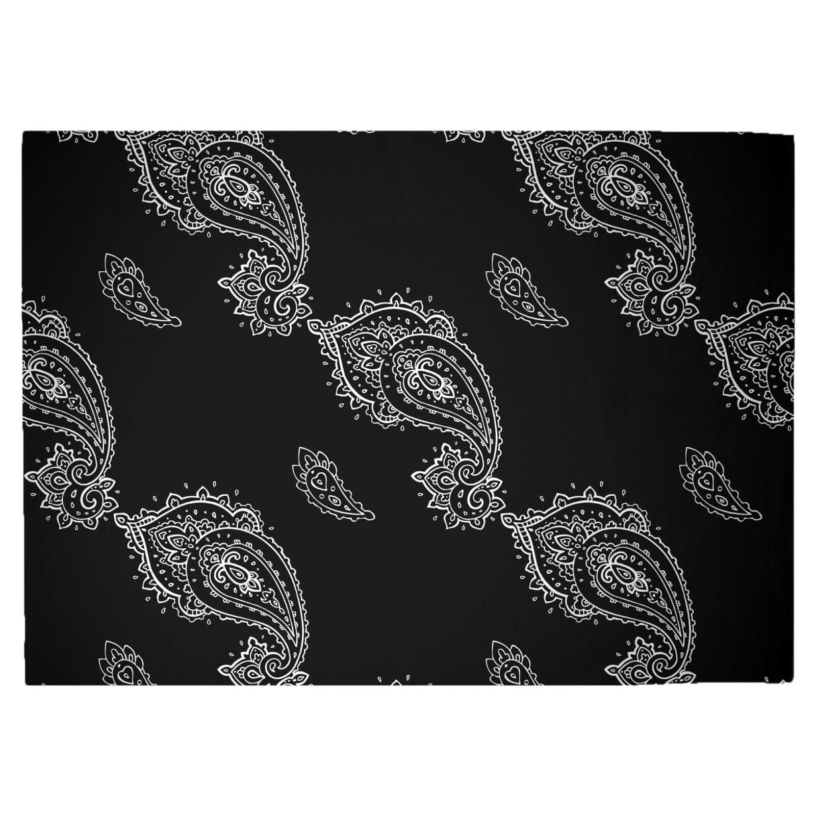 Linked Paisley Woven Rug - Large