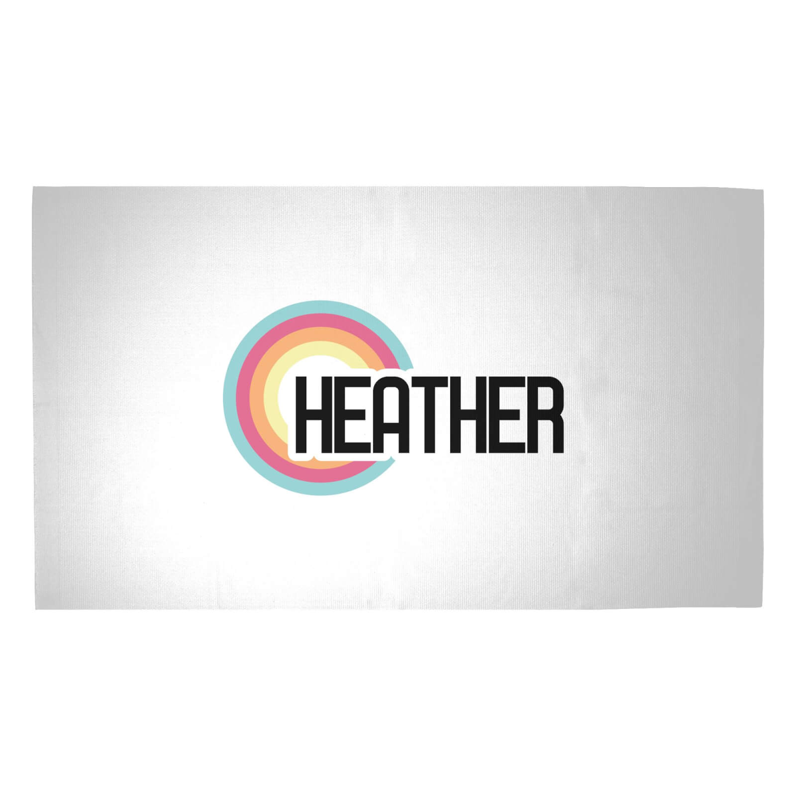 Heather Rainbow Woven Rug - Medium