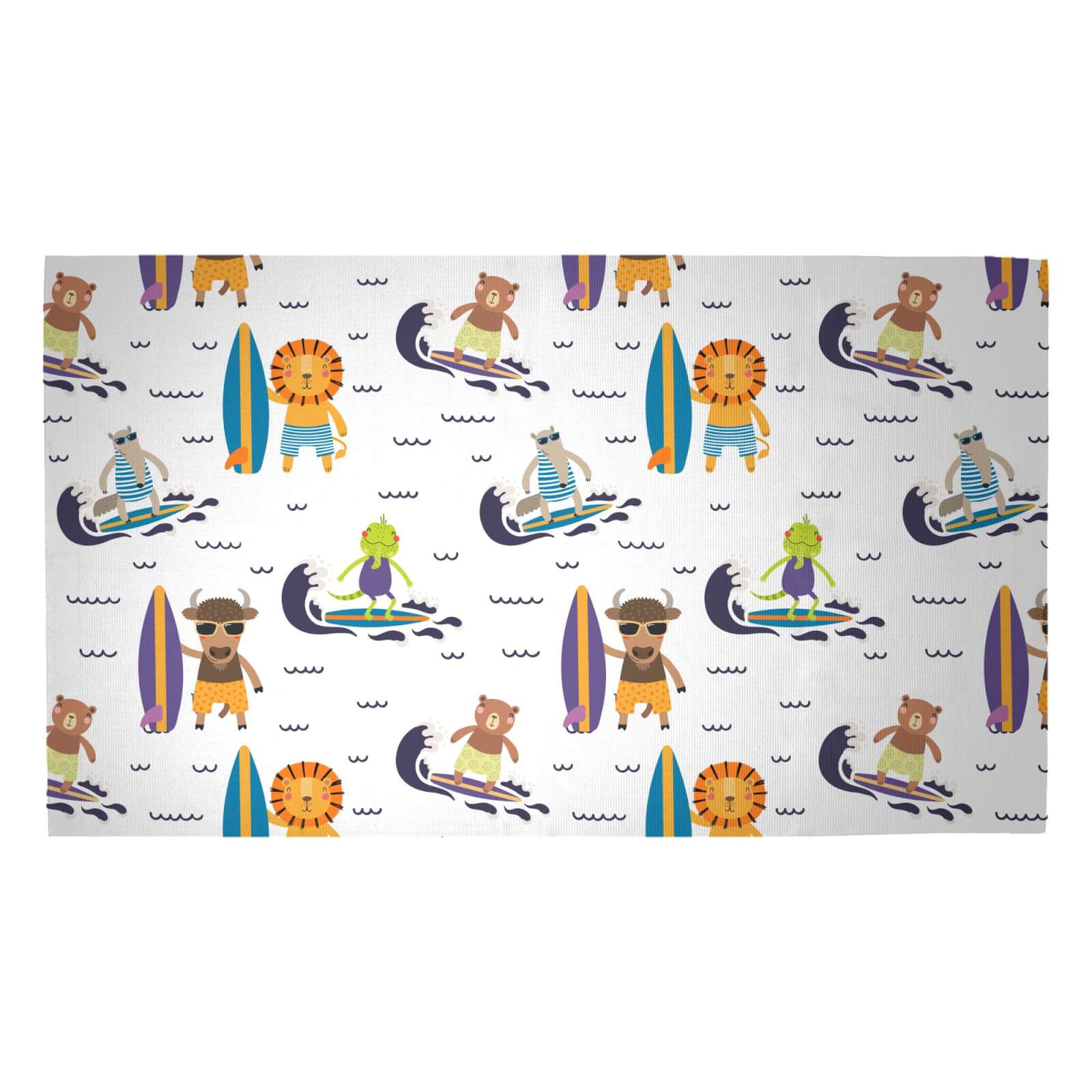 Surfing Crew Woven Rug - Medium