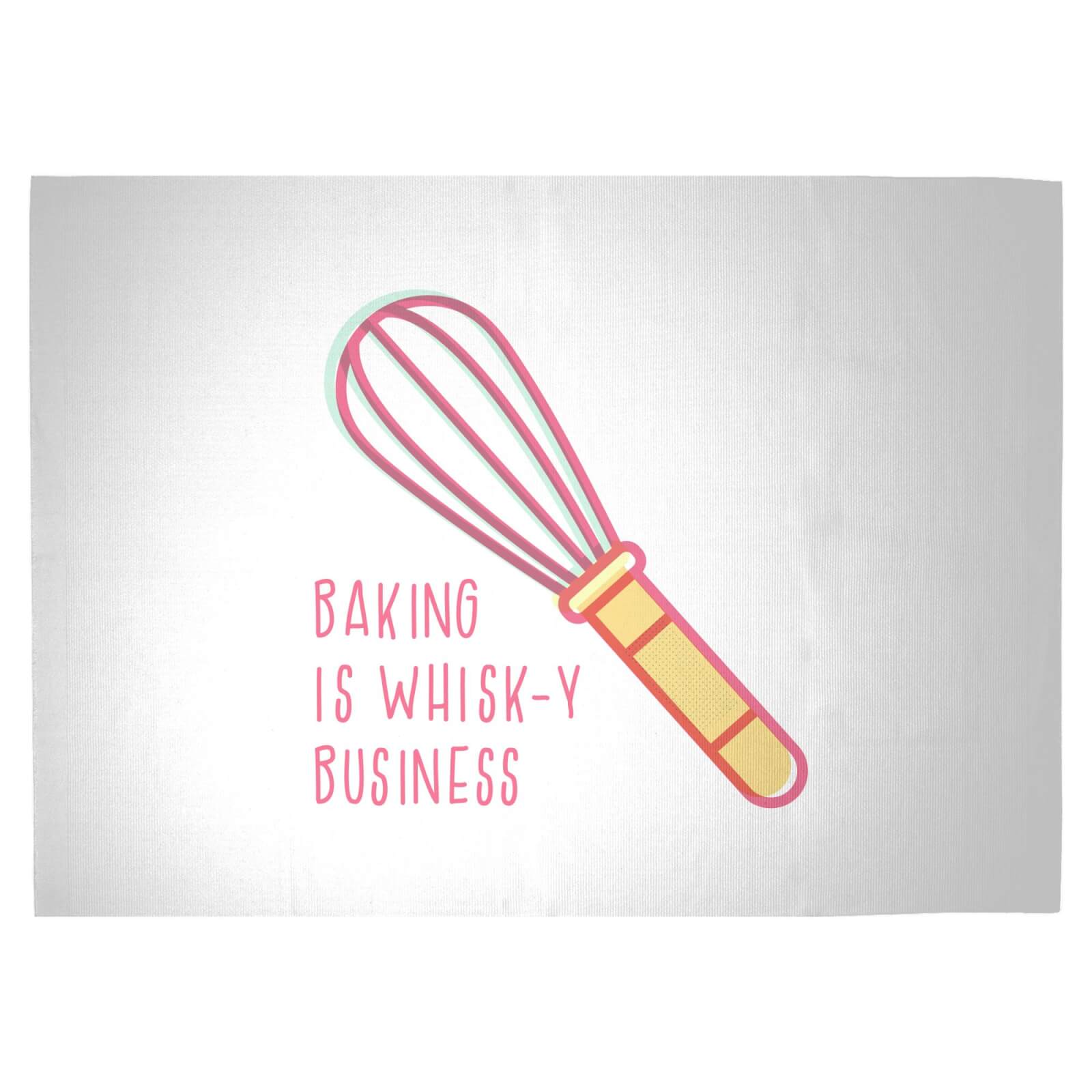 Baking Is Whisk-y Business Woven Rug - Large