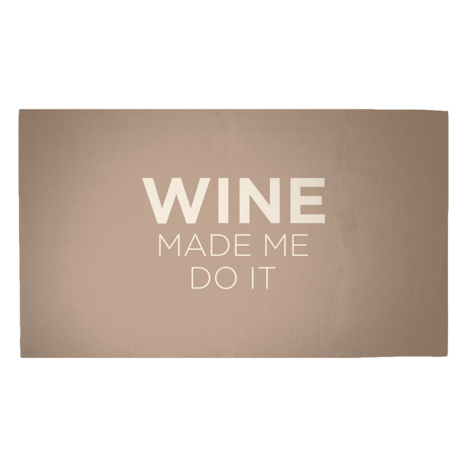 Wine Made Me Do It Woven Rug - Medium